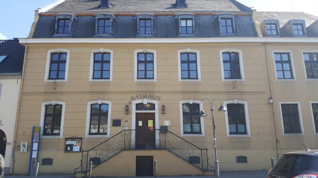 historisches Rathaus in der Bedburger Innenstadt
