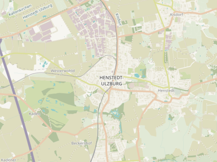 Henstedt-Ulzburg (Quelle: Open Street Map)