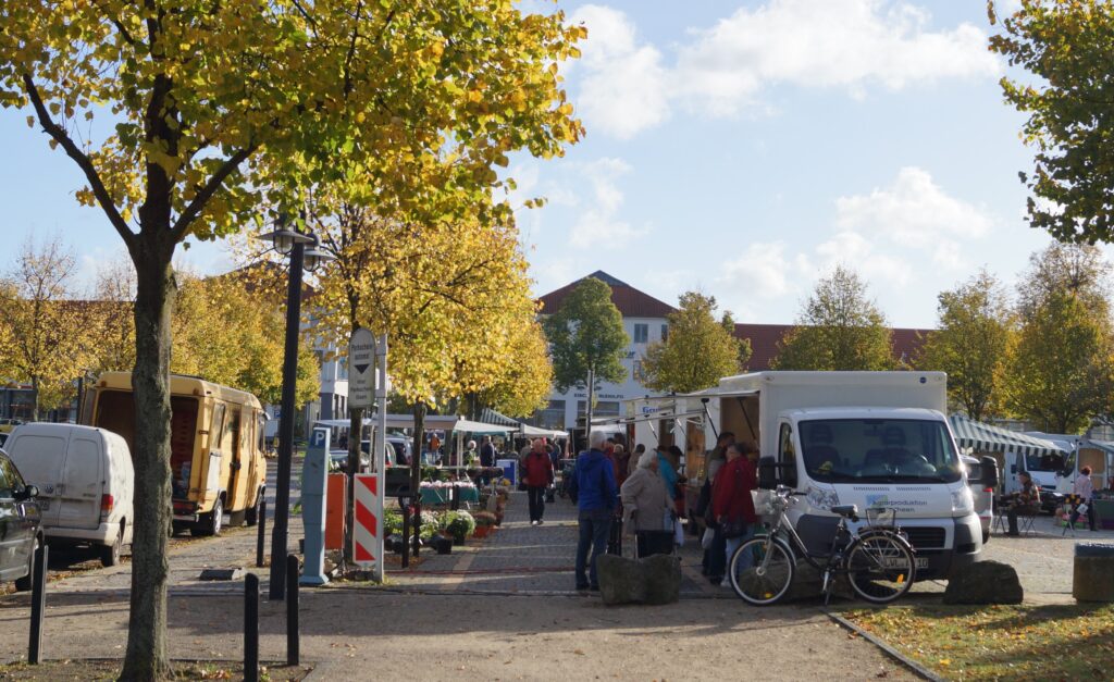Ludwigsluster Wochenmarkt; Foto: cima 2018